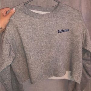 Brandy Melville cropped sweatshirt